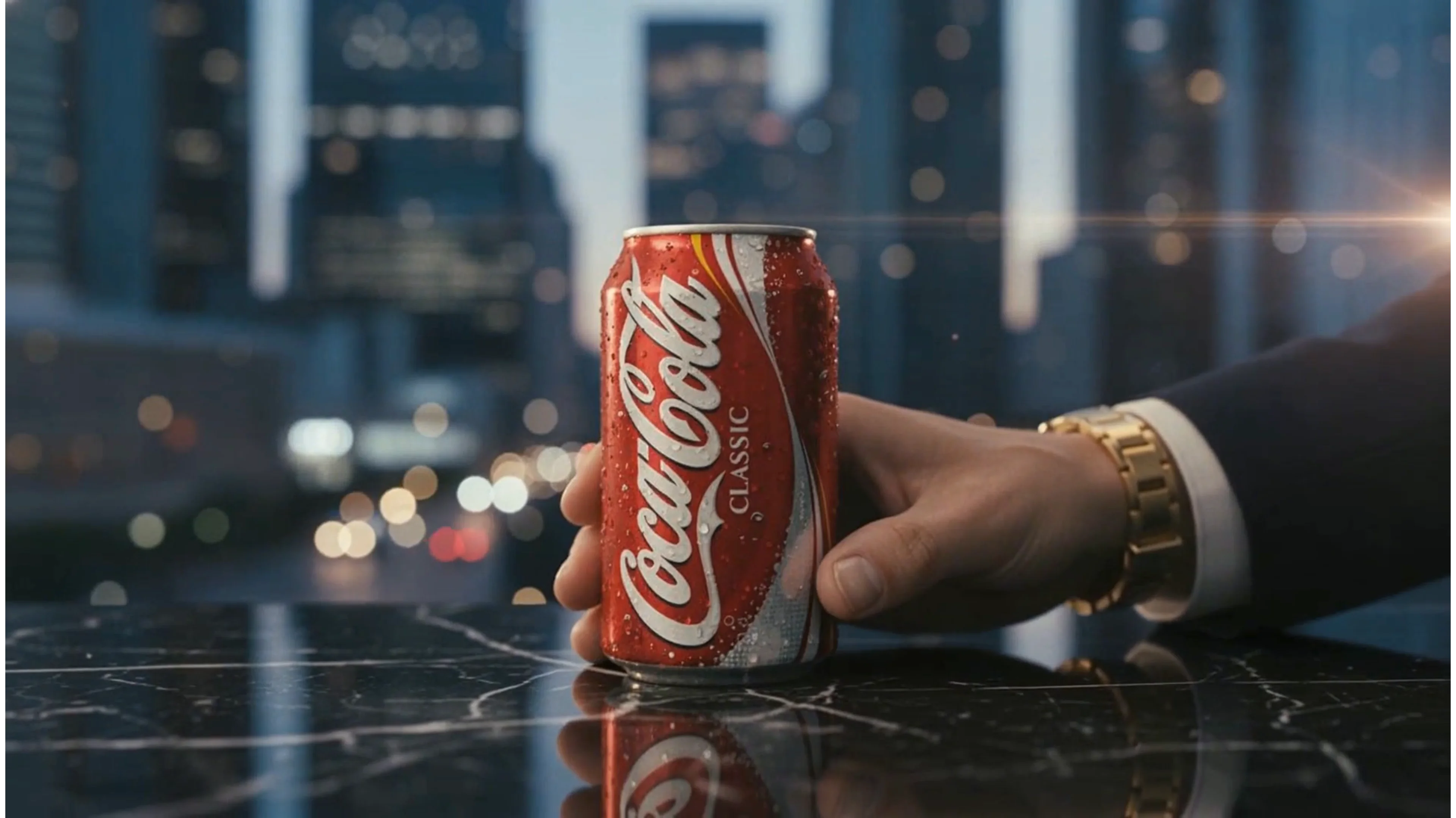 AI-generated food & beverage commercial ad - Beverages