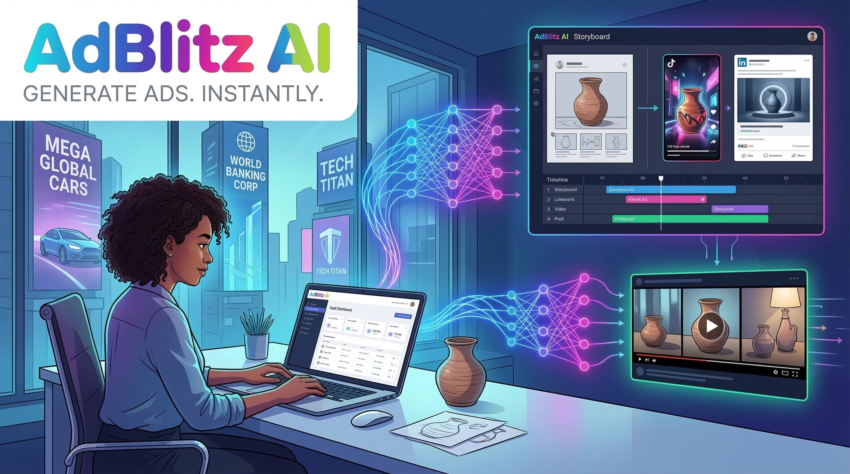 Small businesses using AI generated advertisements to compete with big brands